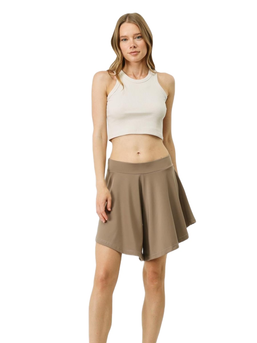 

Брюки свободного кроя C&City, коричневый