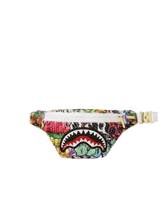 

Поясная сумка из меха Graff Sprayground, мультиколор