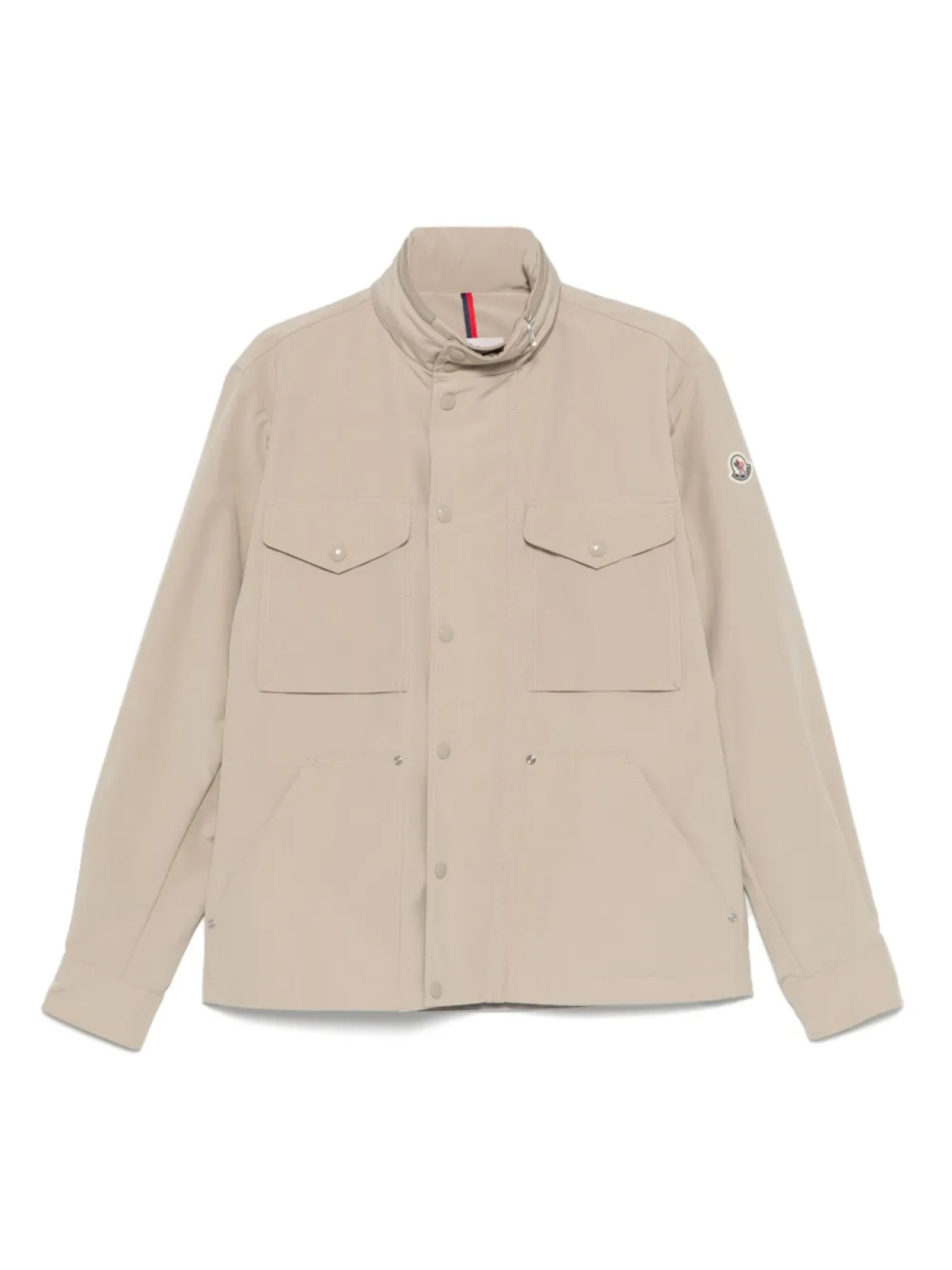 

Куртка-бомбер с нашивкой-логотипом Moncler, нейтральный