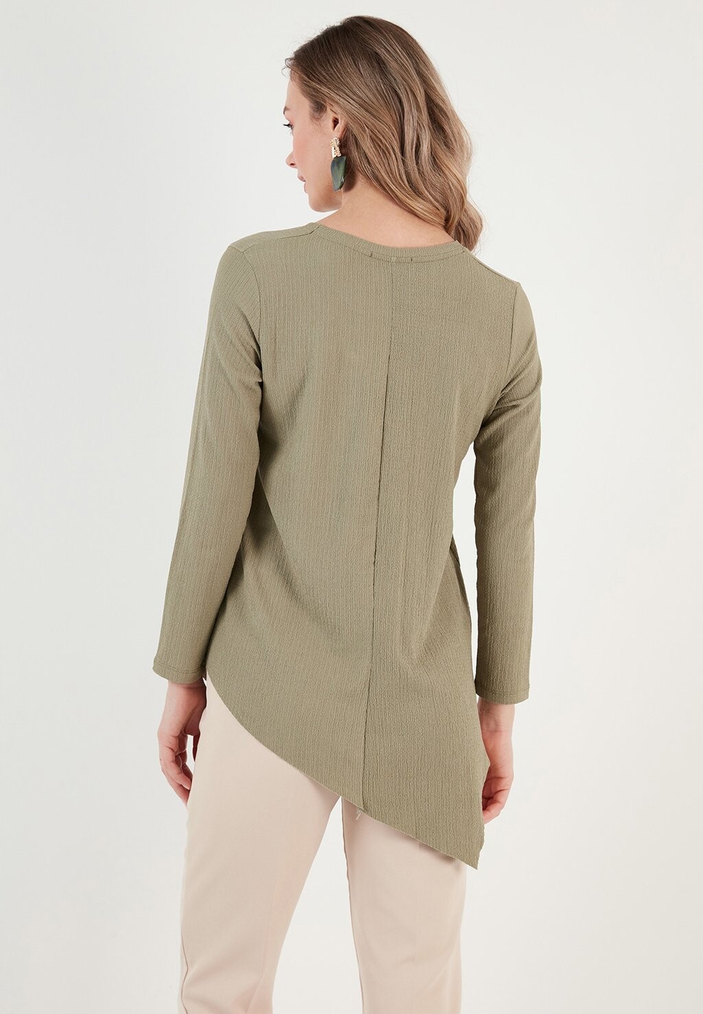 

Блузка Regular Fit LELA, оливковый