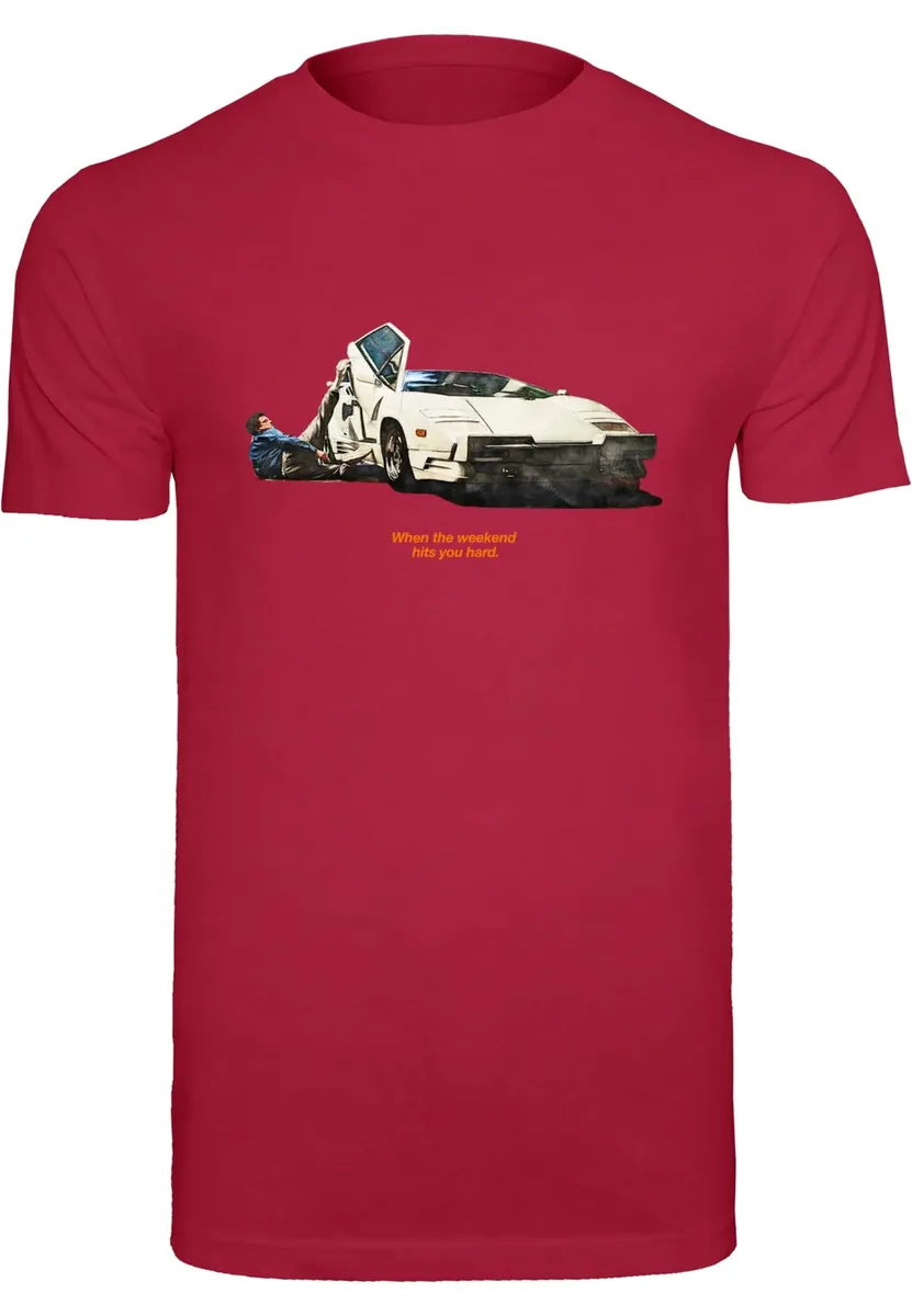 

Футболка Mister Tee "Мужская футболка Weekend Wolf Tee Mister Tee" Mistertee, цвет Burgundy