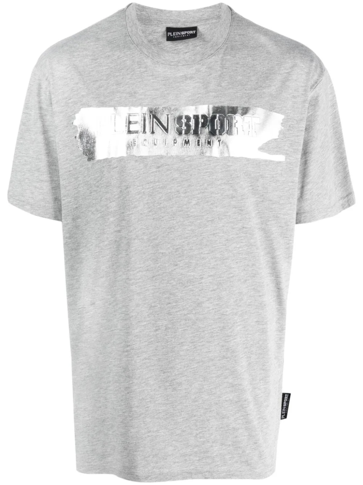 

Plein Sport футболка с тисненым логотипом, серый