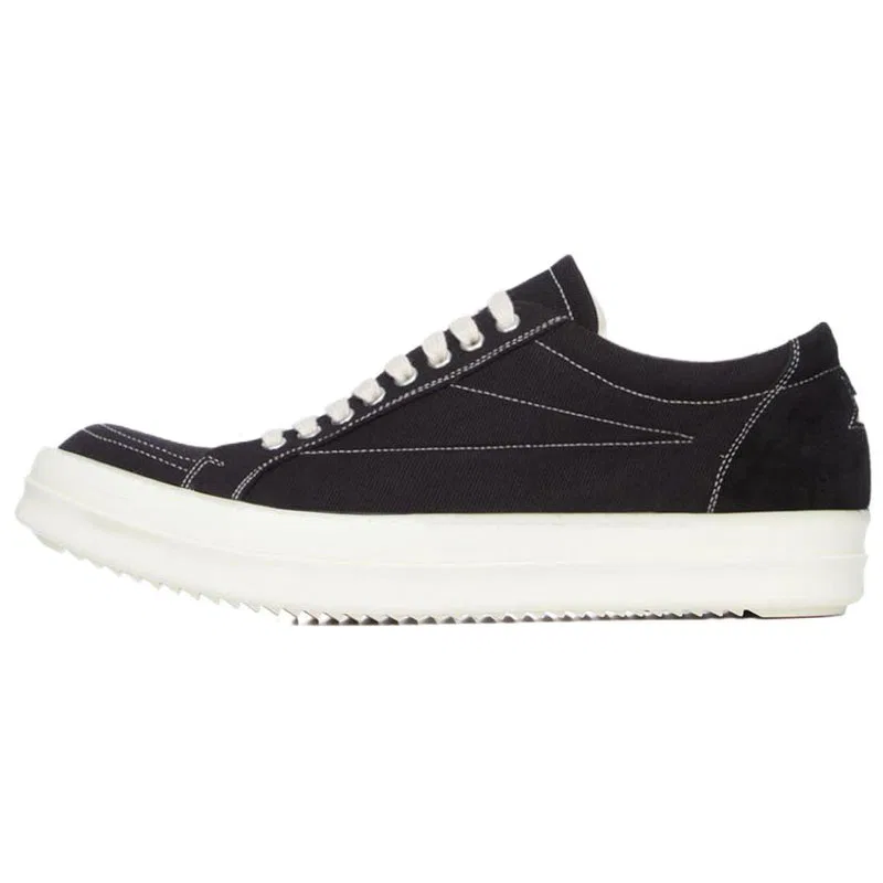 Кеды TEMPLE Low Top Rick Owens DRKSHDW Original Shoe Box Black