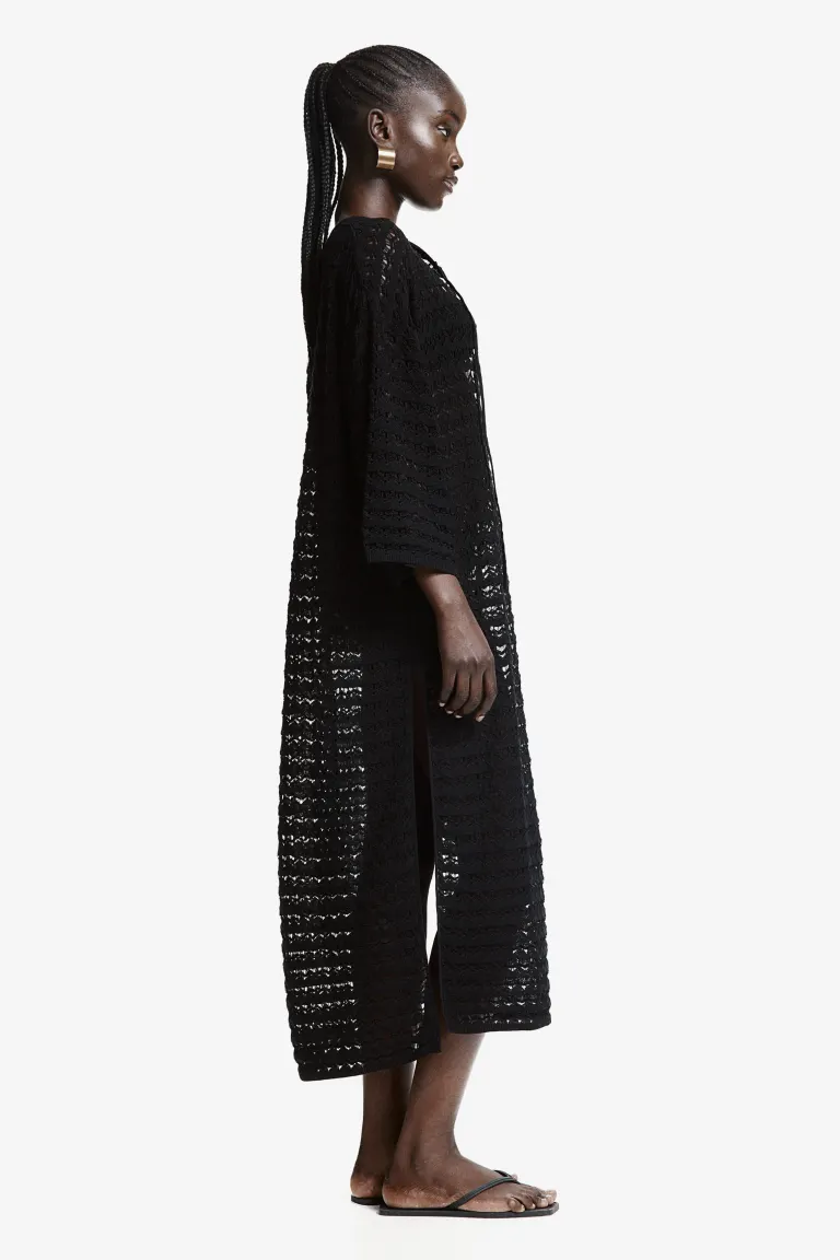 

Пляжное платье в виде крючка H&M, черный