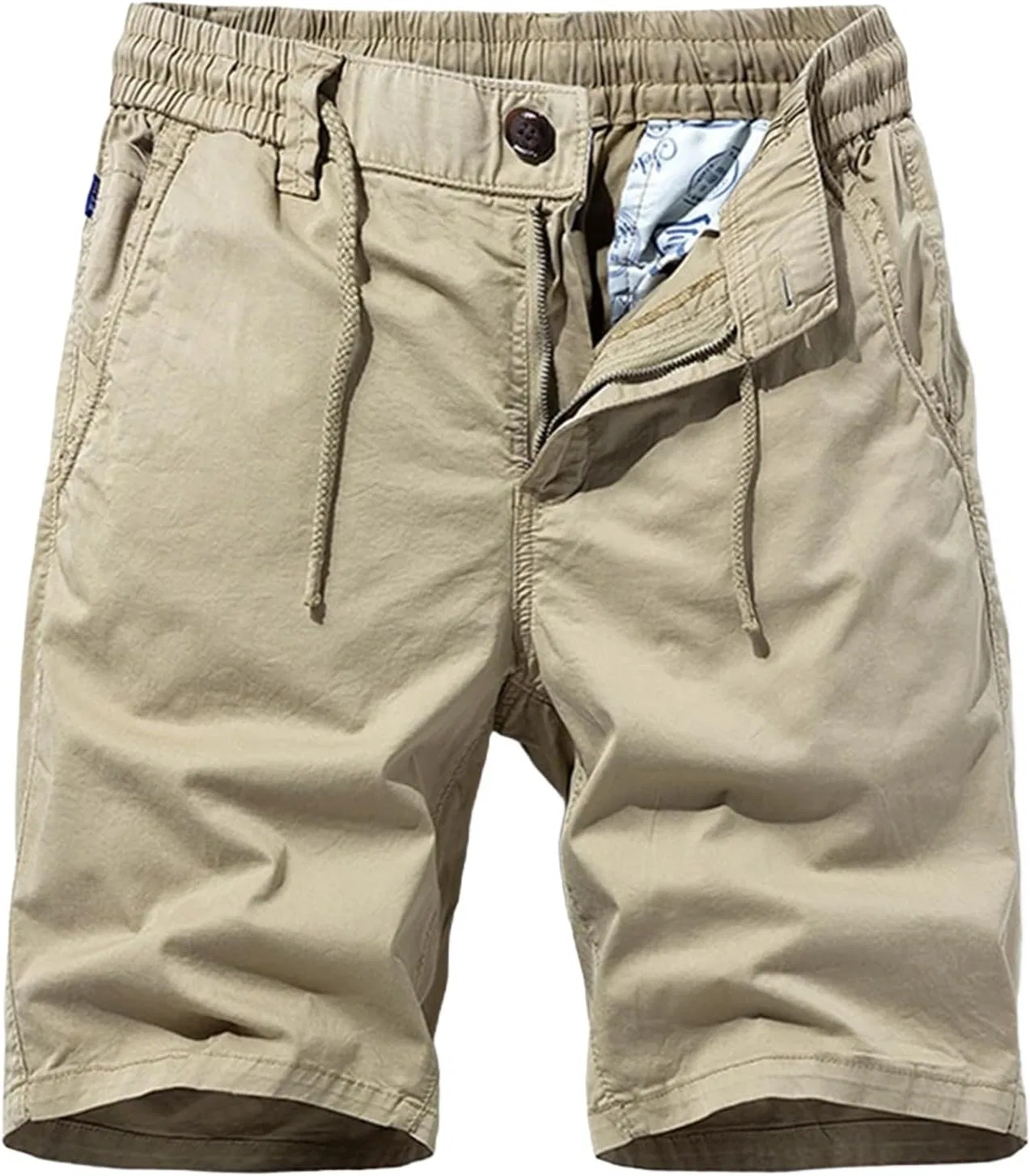 Шорты мужские хлопковые, повседневные, спортивные, Khaki01