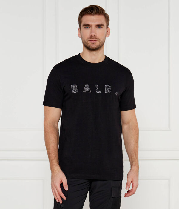 

Футболка с вышивкой Regular fit Balr., черный