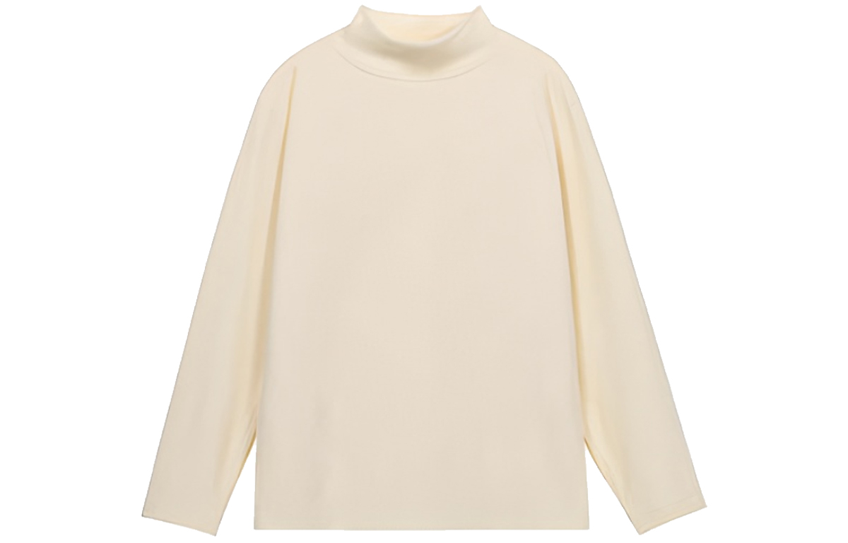 

Футболки унисекс с воротником-стойкой, утепленные и на флисовой подкладке, прямого кроя Alang Studio, априкот[thickened and fleece-lined]