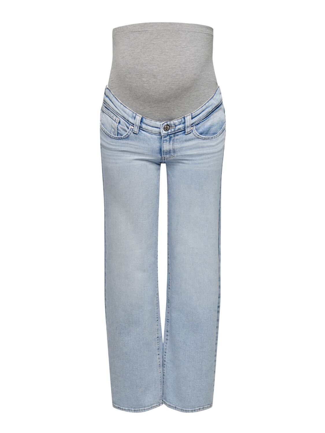 

Only Maternity Широкие джинсы 'OLMJuicy' в синем цвете