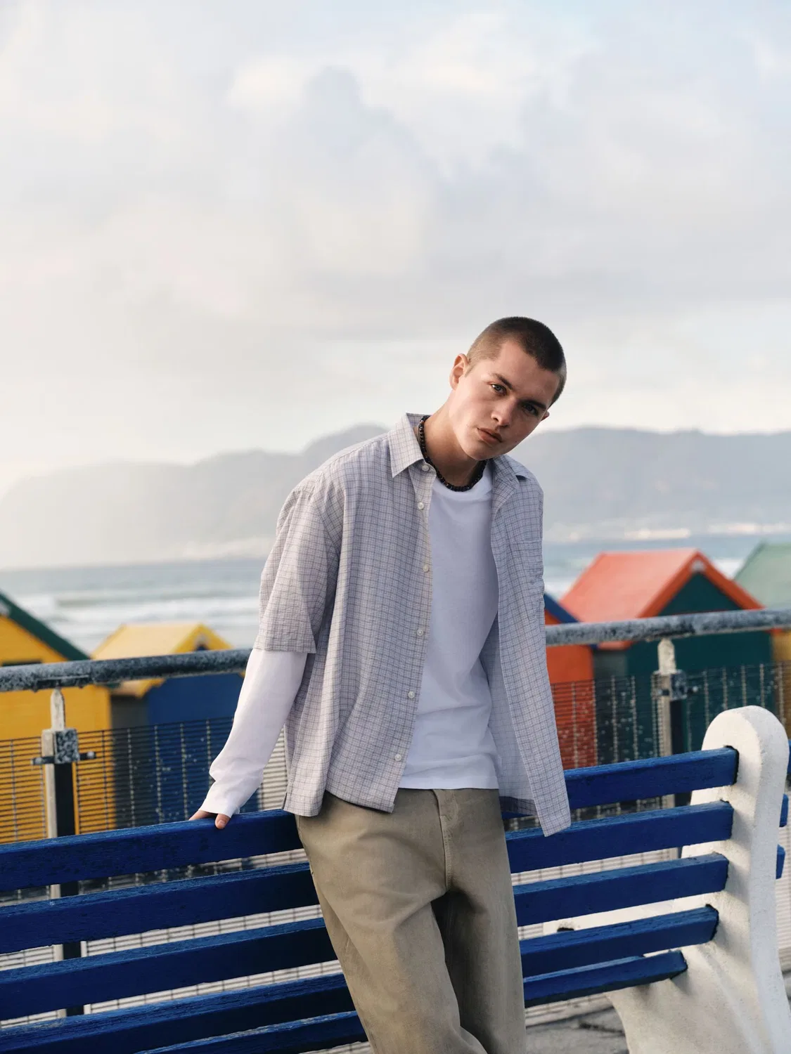 Удобная рубашка на пуговицах Next, Lavender — фото 2