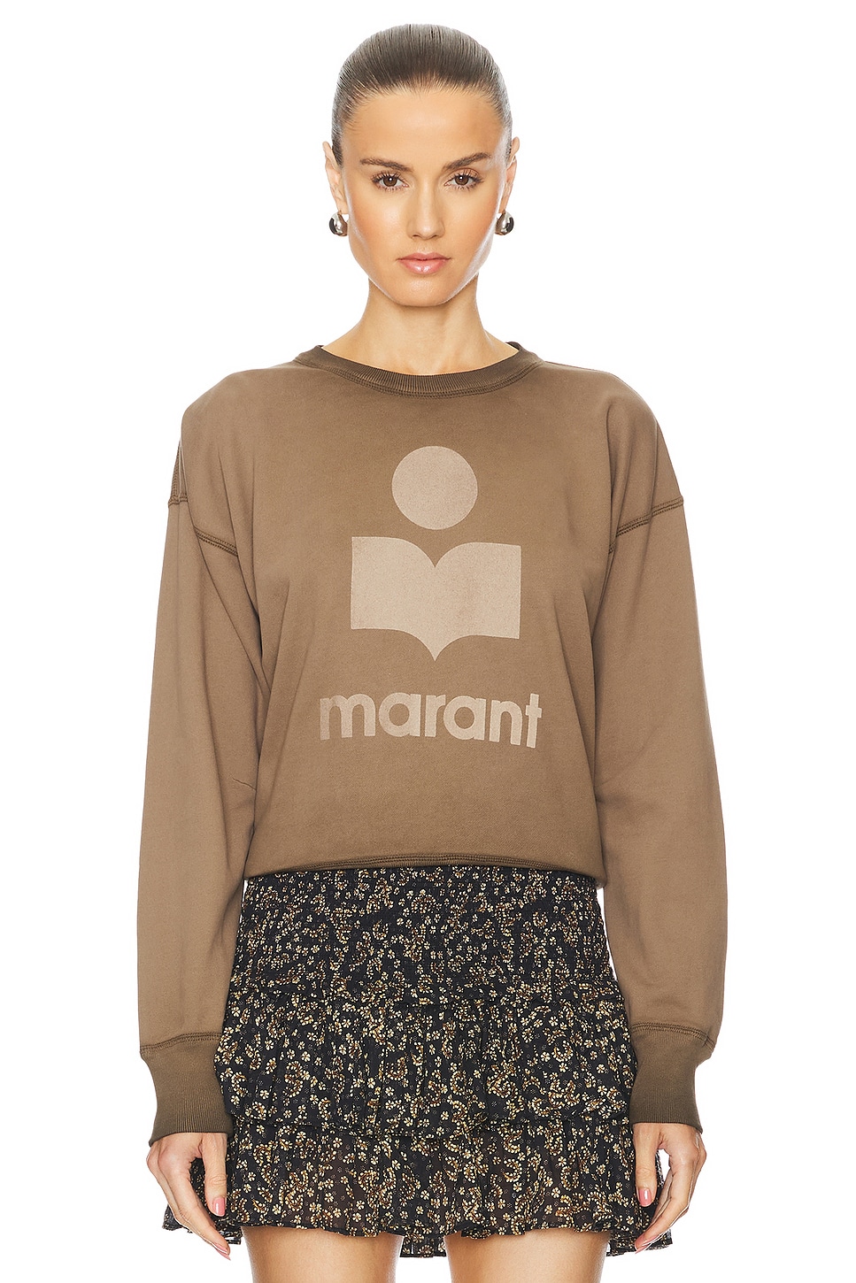 

Толстовка mobyli Isabel Marant Etoile, хаки