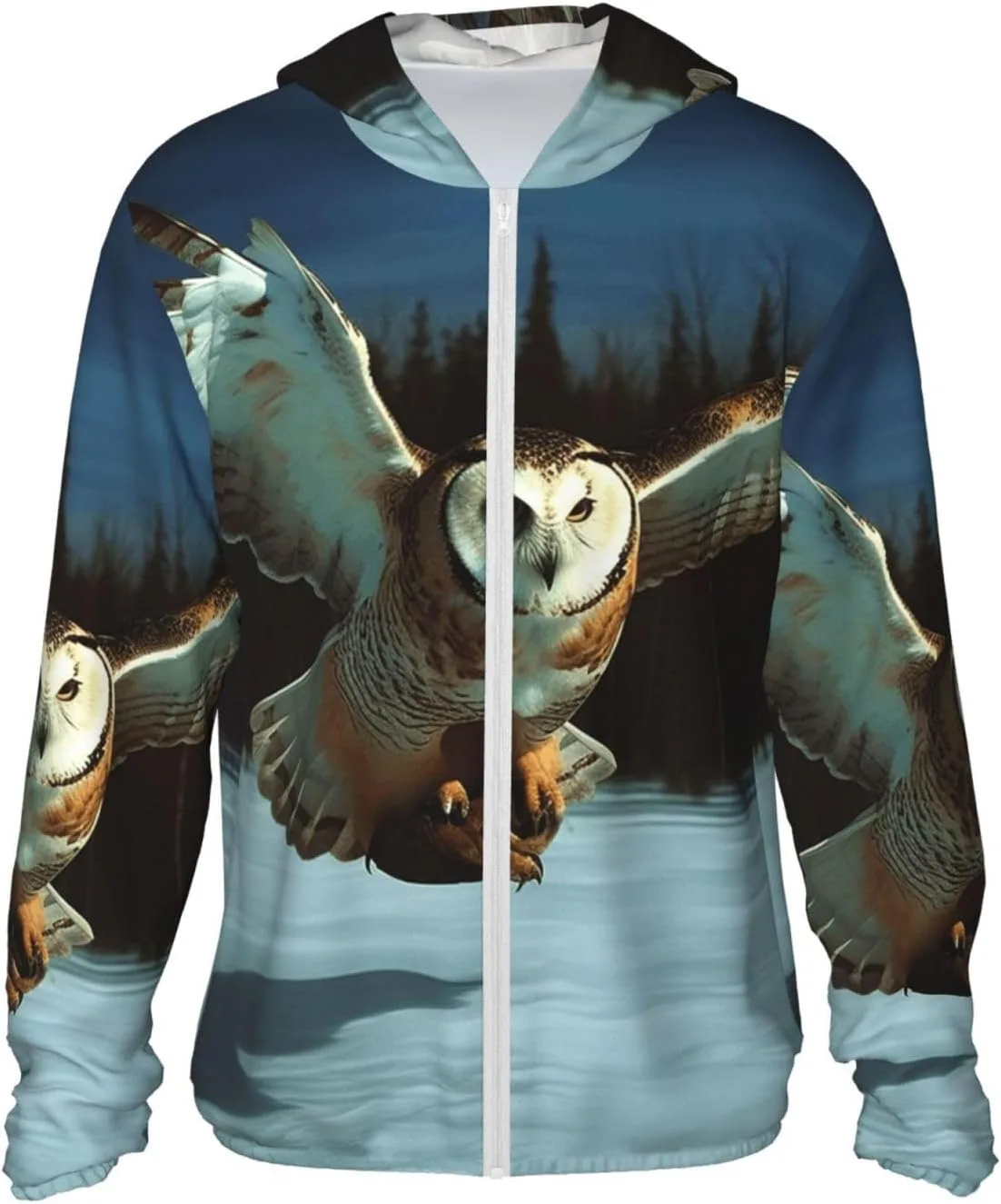 

Мужская толстовка с капюшоном UPF 50+ на молнии FHEBNDS