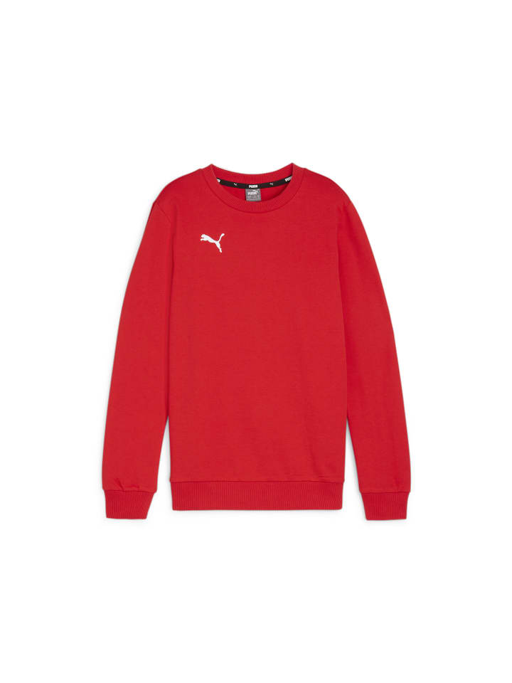 

Толстовка teamGOAL Casuals Crew Neck Sweat Jr красного цвета Puma