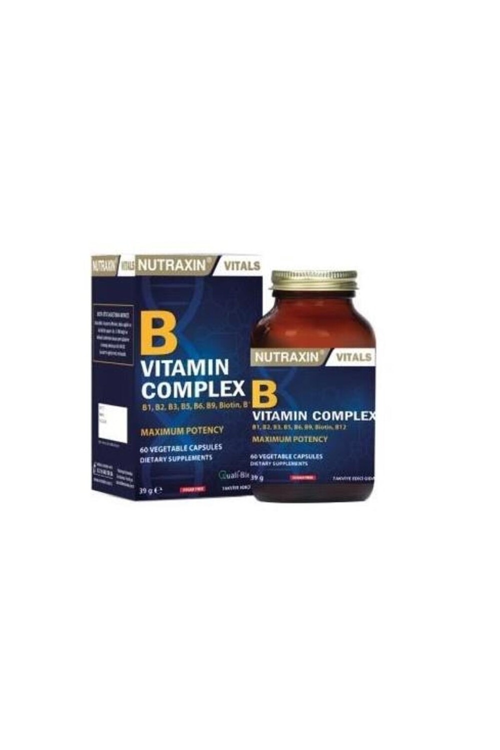 

Nutraxin Витаминный комплекс группы В, 60 капсул