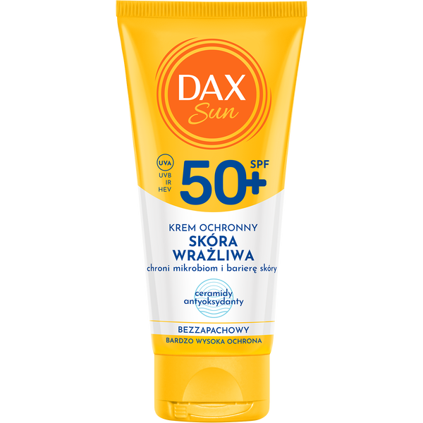 

Защитный крем для чувствительной кожи с spf50+, 50 мл Dax Sun