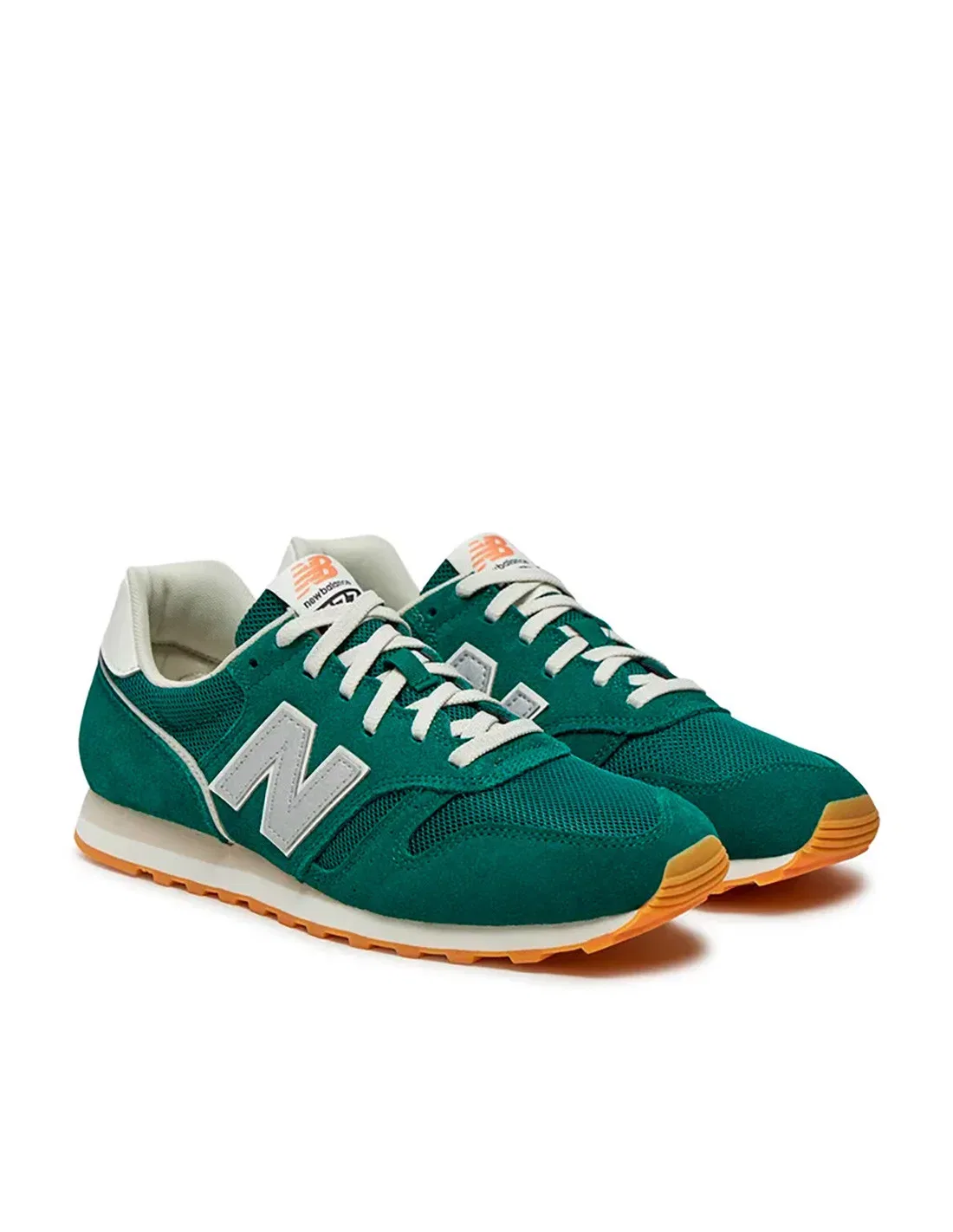 Кроссовки 373 New Balance, зеленый — фото 2
