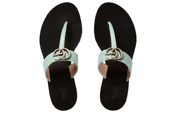 Женские шлепанцы GUCCI GG