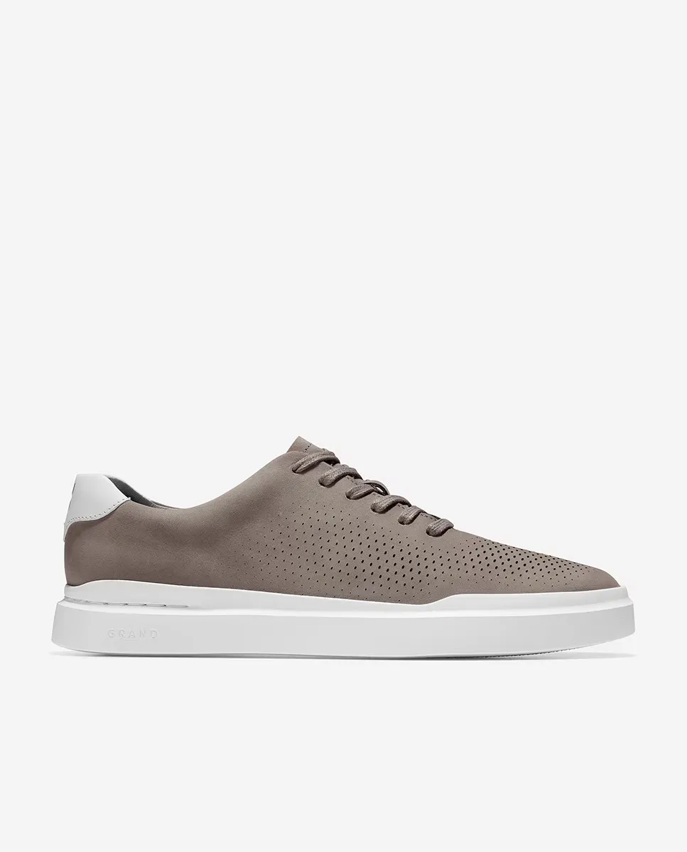 

Мужские кожаные кроссовки из перфорированного нубука Cole Haan, серый