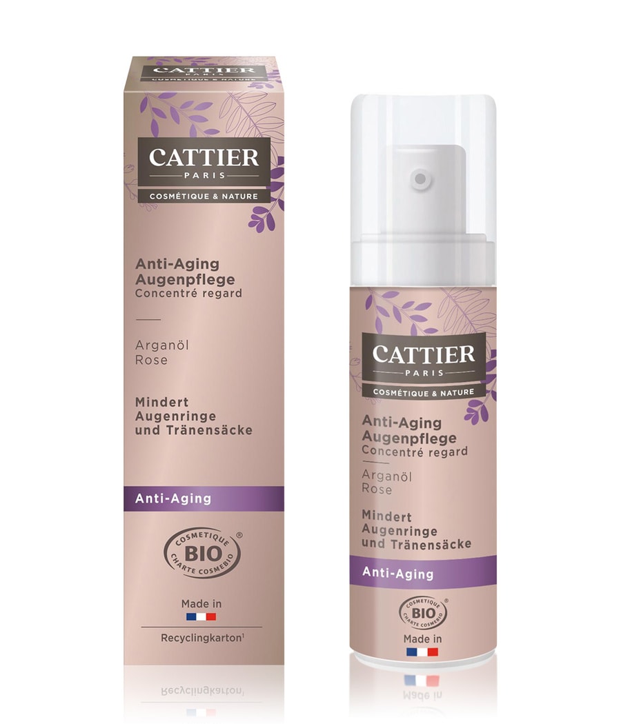 

Крем для глаз Cattier Anti-Aging Pflege Arganöl - Rose, 15 ml