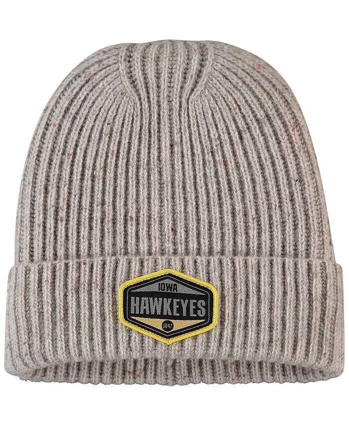 

Мужская серая вязаная шапка Iowa Hawkeyes Alp с манжетами Top of the World