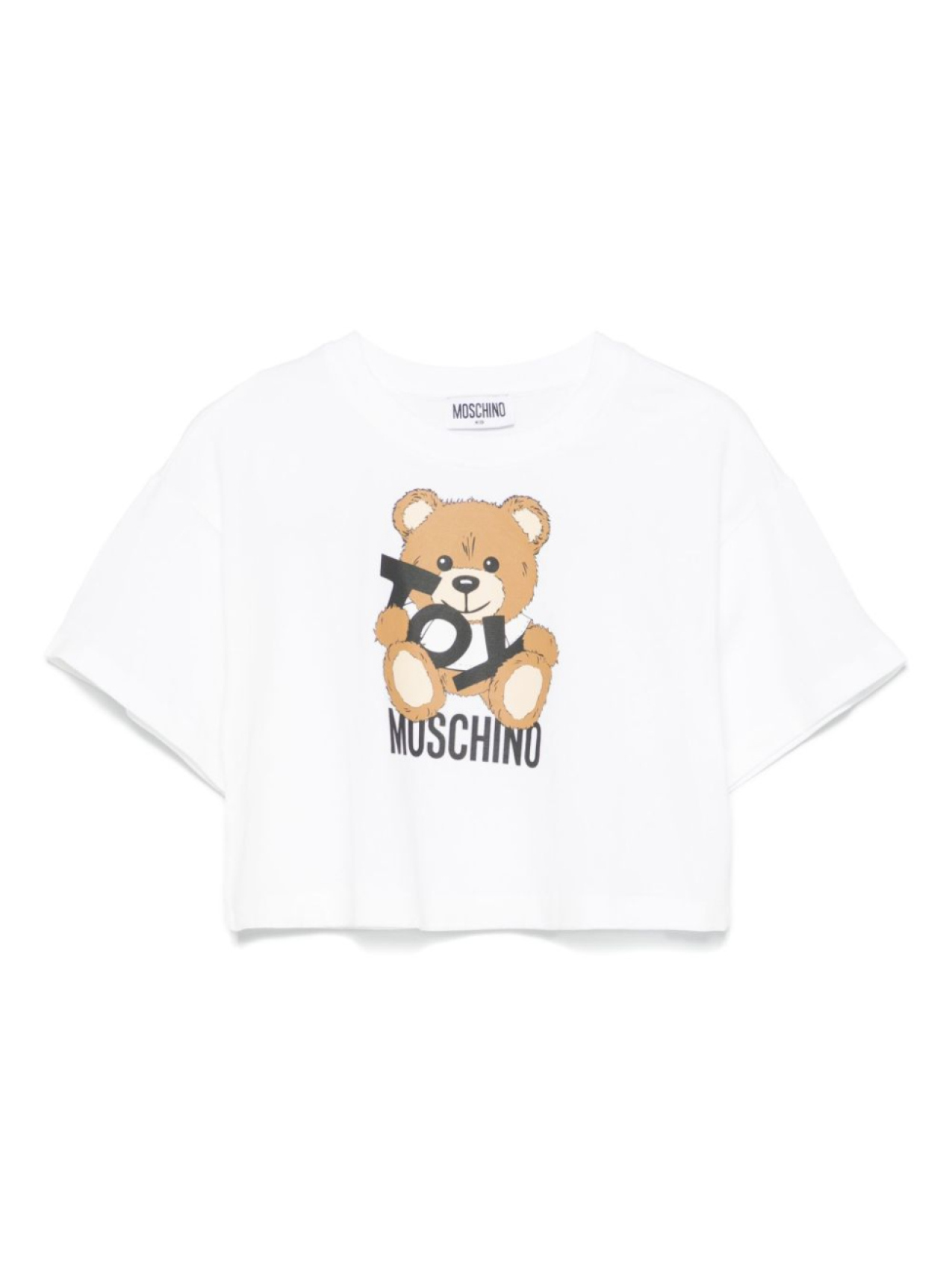 

Moschino Kids футболка с принтом Teddy Bear, белый