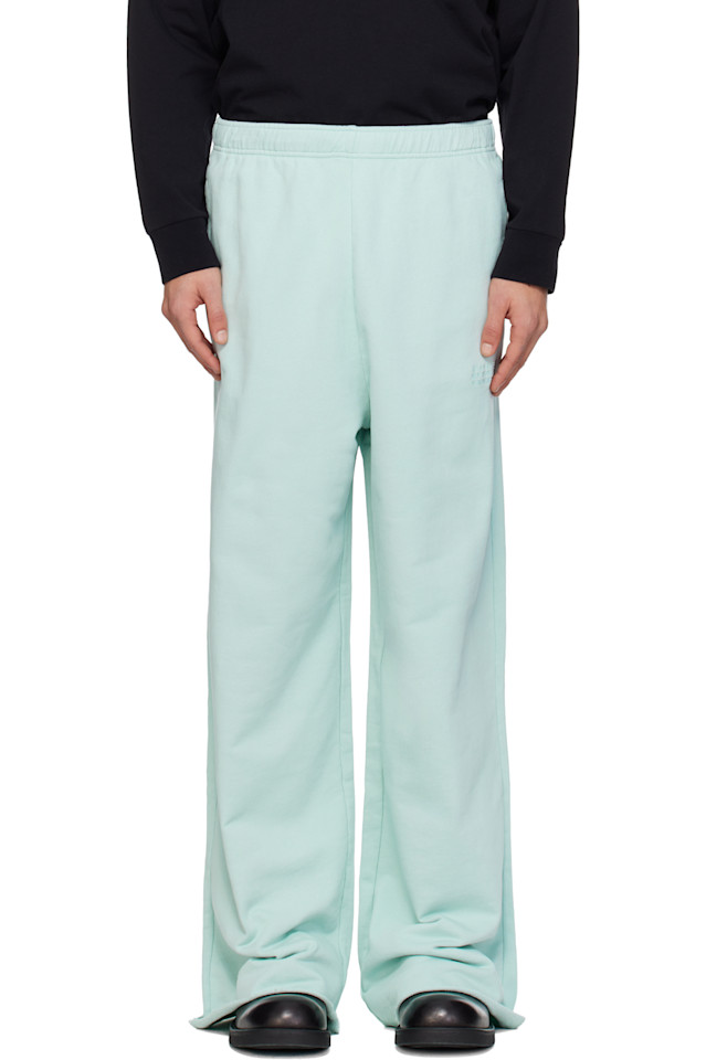 

Mm6 Maison Margiela Синие спортивные штаны с вышитым логотипом