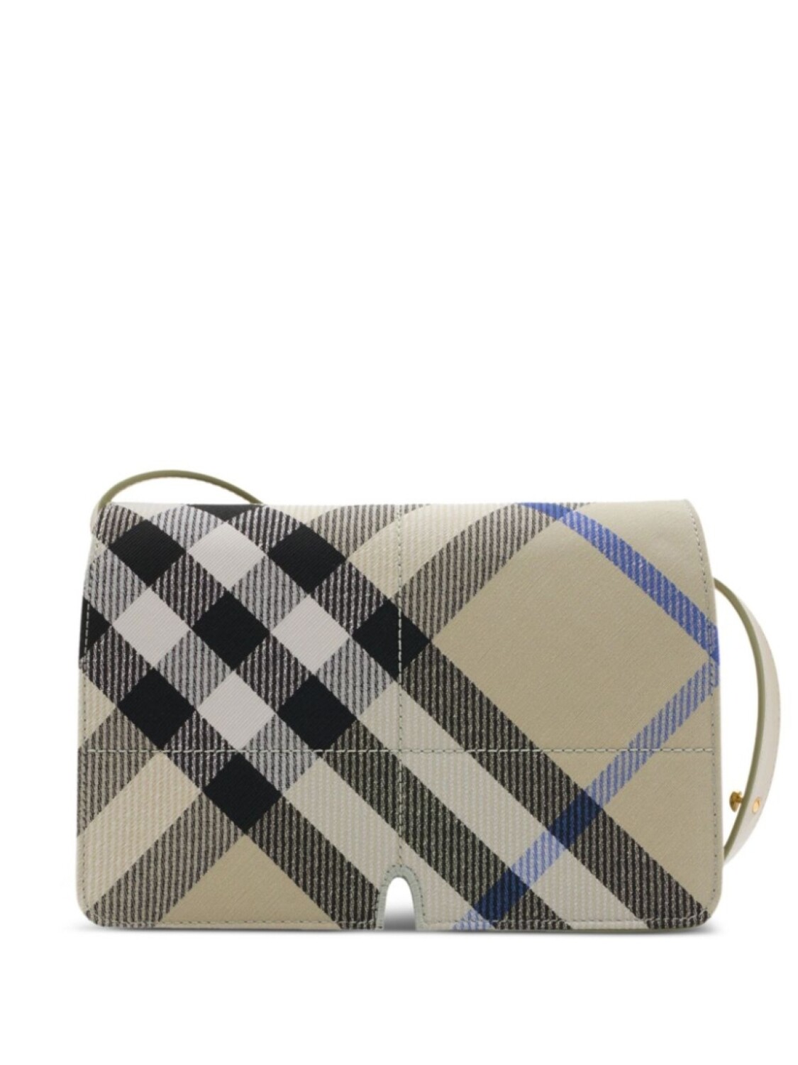 

Сумка через плечо в клетку Burberry, бежевый