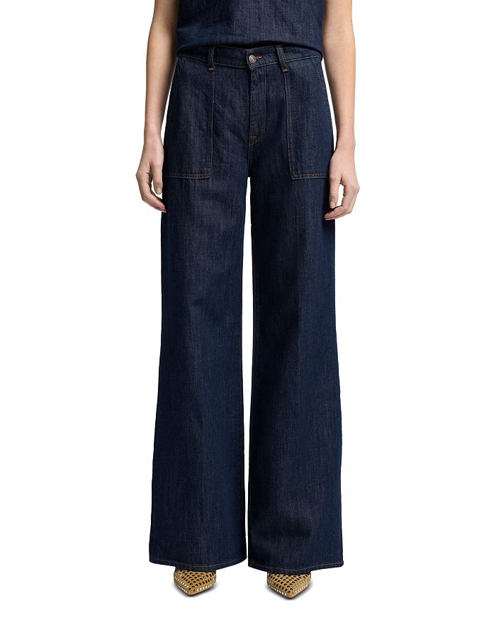 

Джинсы Lotta High Rise в цвете Blueberry 7 For All Mankind, синий