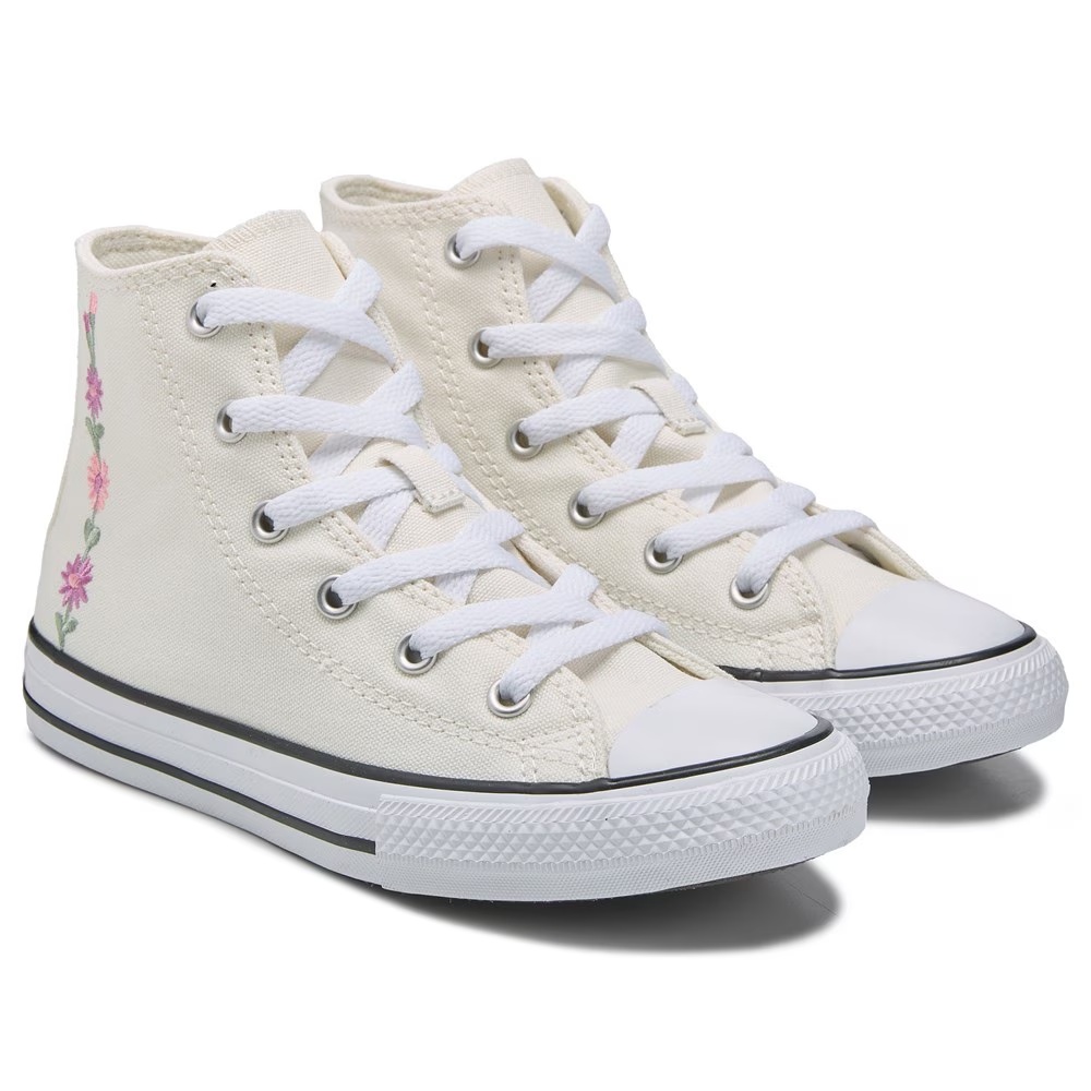 

Детские кеды Chuck Taylor All Star высокие малышковые Converse, off white/pink floral