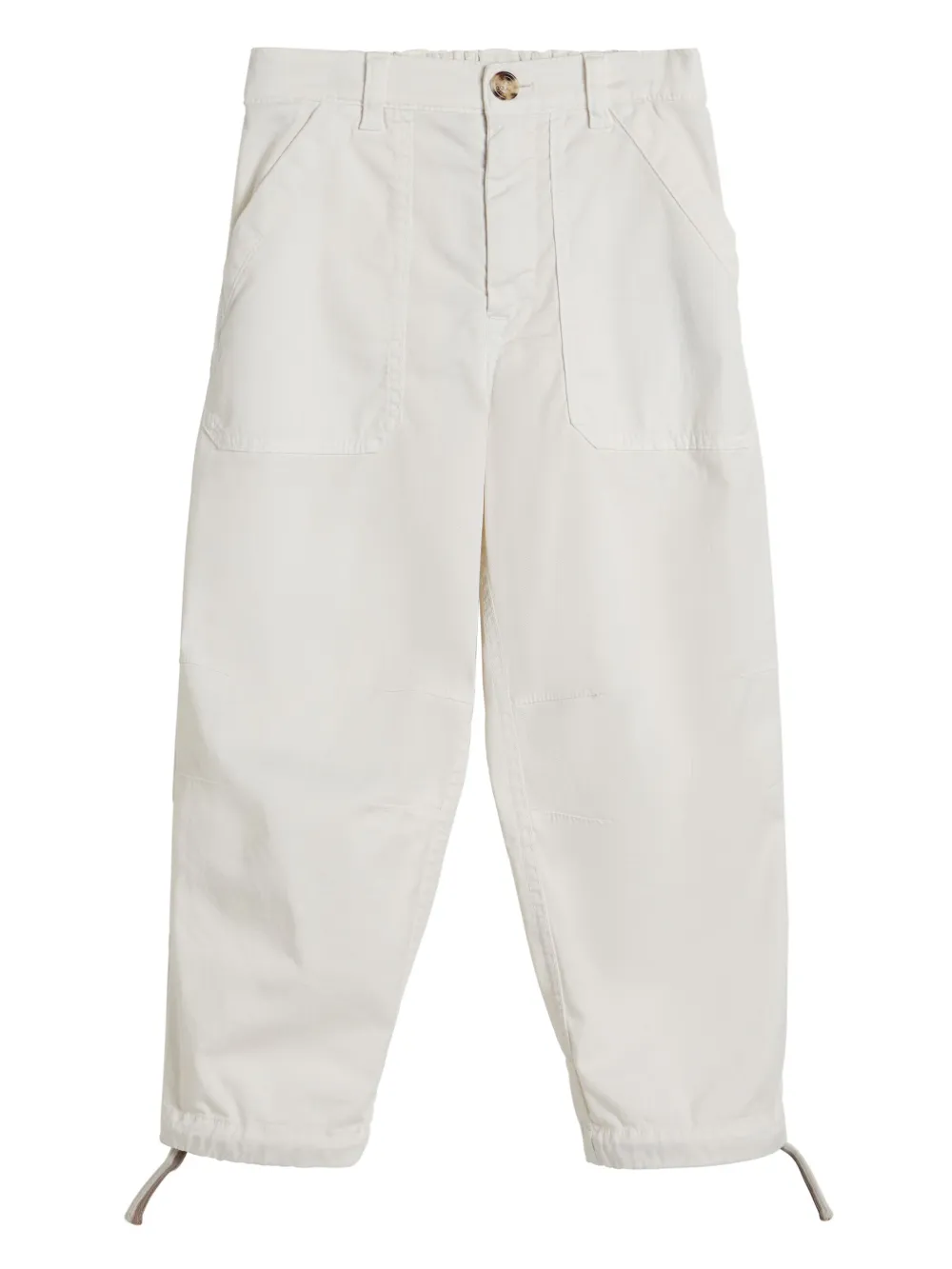 

Брюки Utility Brunello Cucinelli Kids, белый