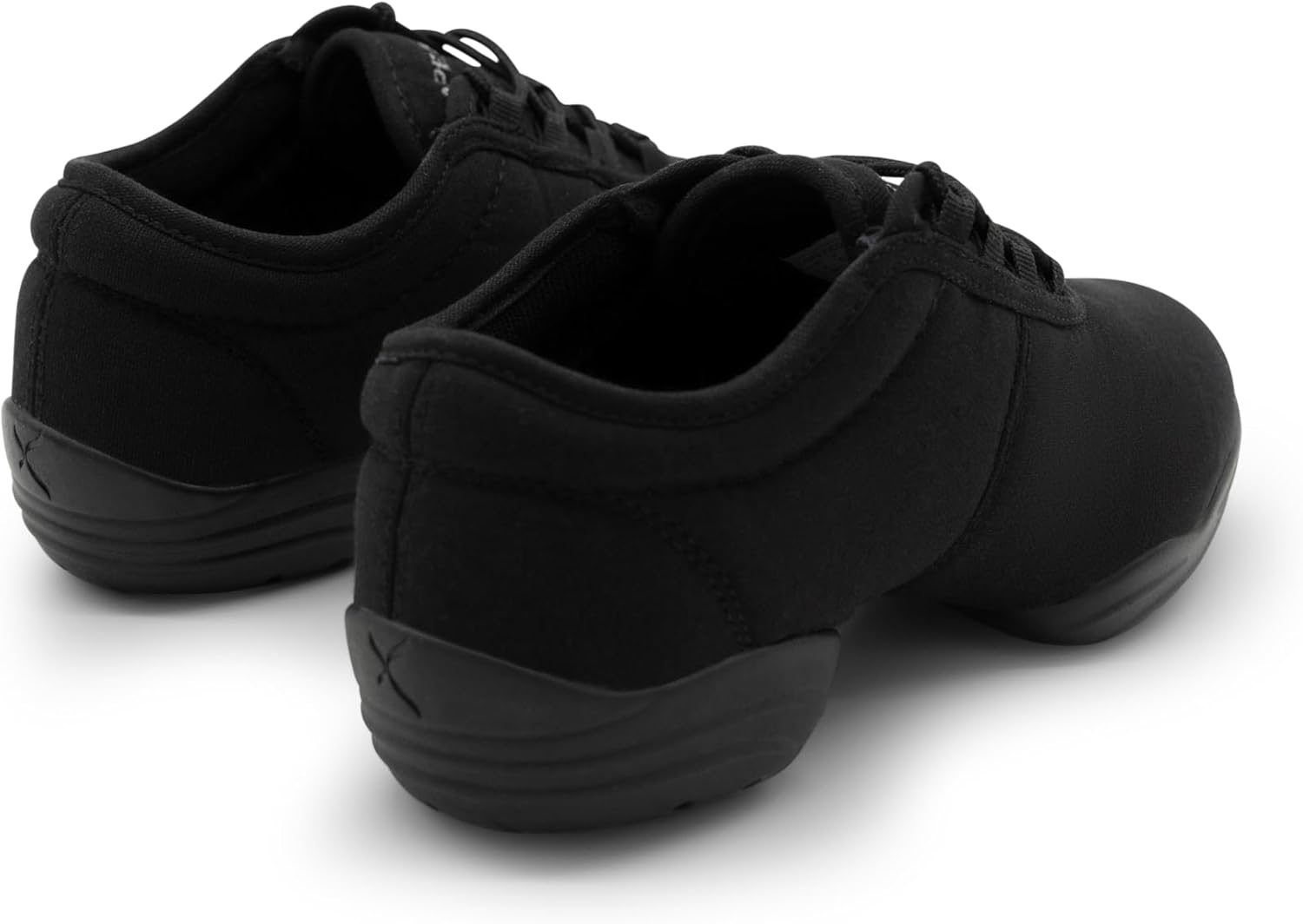 Кроссовки для танцев Capezio Little Kid/Big Kid DS03 из канваса, черный — фото 3