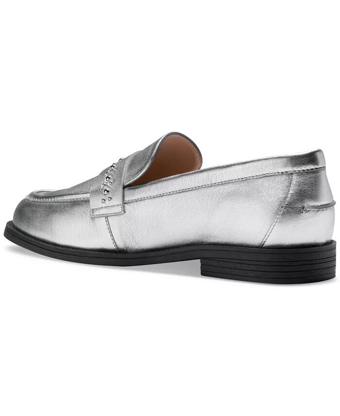 Женские мокасины Stassi с отделкой Cole Haan, серебряный — фото 3