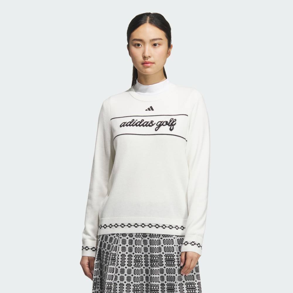 Свитшот Модные футболки с круглым вырезом Adidas, white