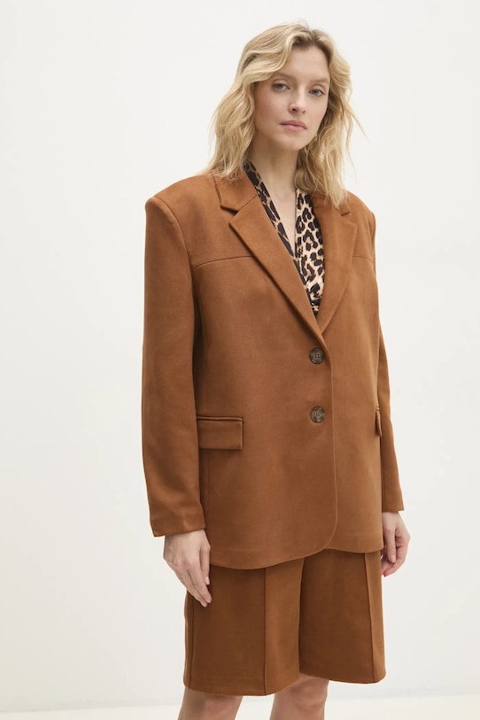 

Женский жакет Answear.Lab, коричневый