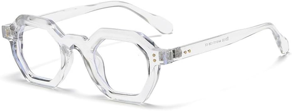 

Женские солнцезащитные очки в стиле панк с заклепками, мужские очки с защитой от УФ-излучения UV400 для занятий спортом на открытом воздухе, бега и езды на велосипеде Generic, Transparent Clear