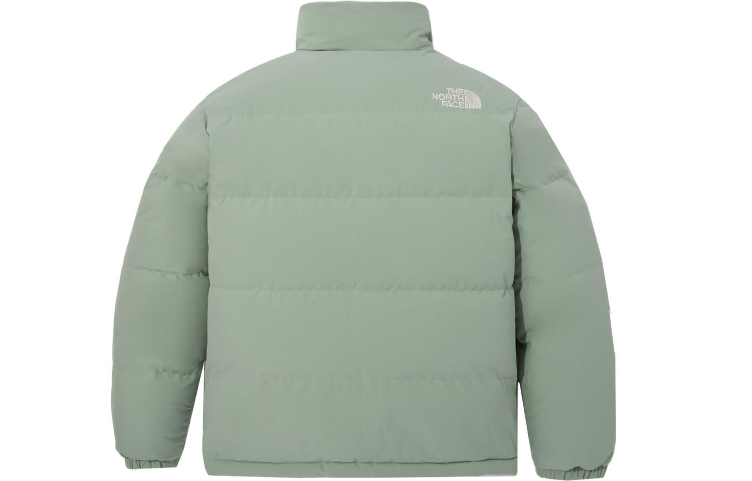 Пуховик унисекс зеленый The North Face, зеленый — фото 2