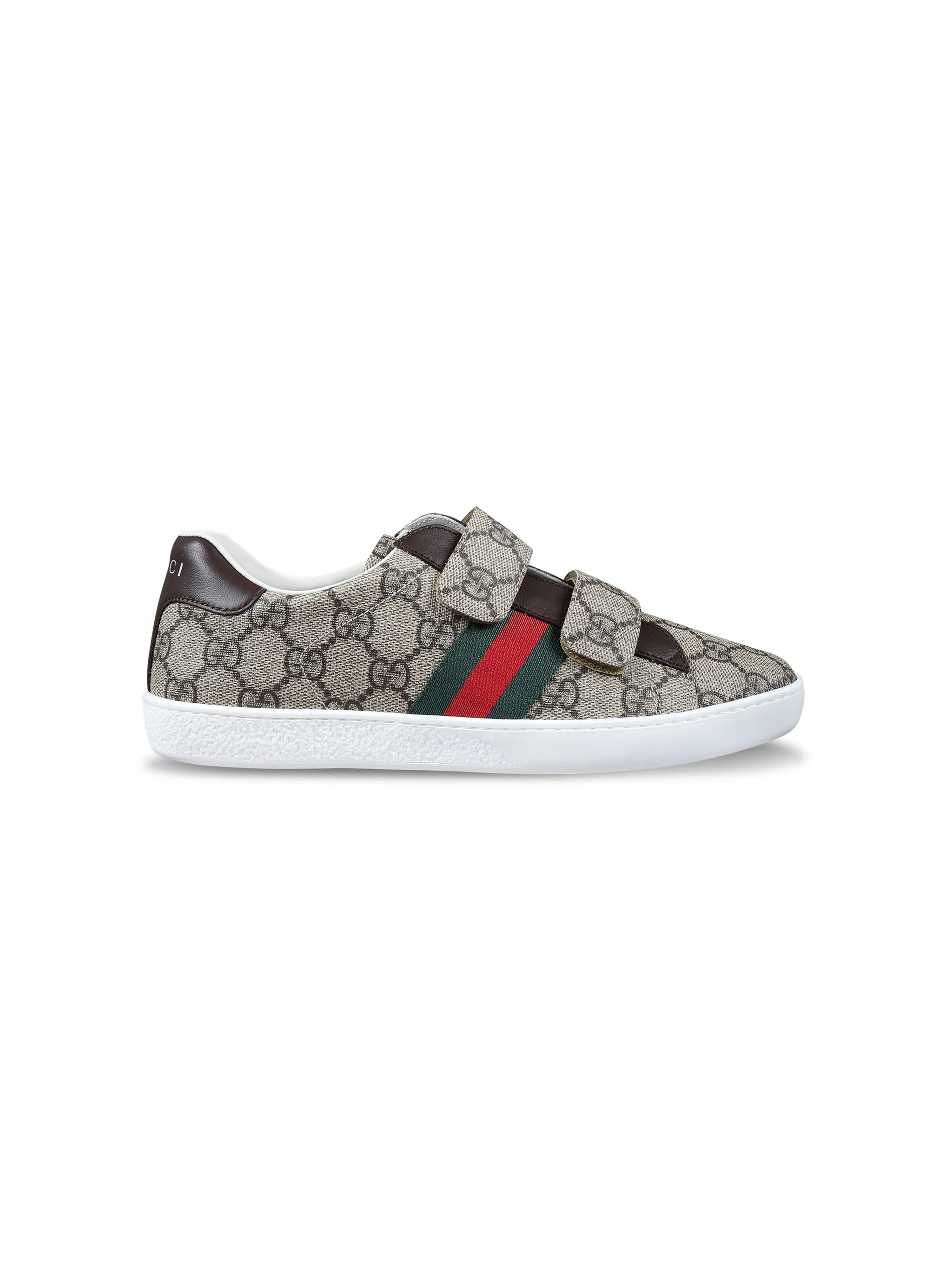 

Кеды с узором GG Supreme Gucci Kids, бежевый
