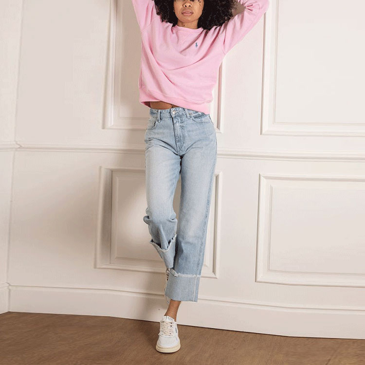 Свитшот Polo Ralph Lauren Lightweight Fleece, светло-розовый — фото 4