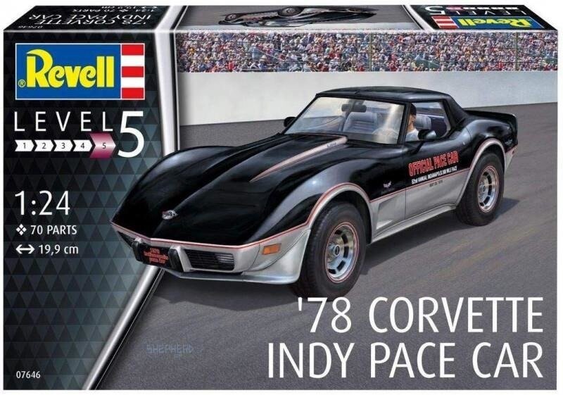 

Revell, Автомобиль Corvette Indy Pace 78, Пластиковая модель