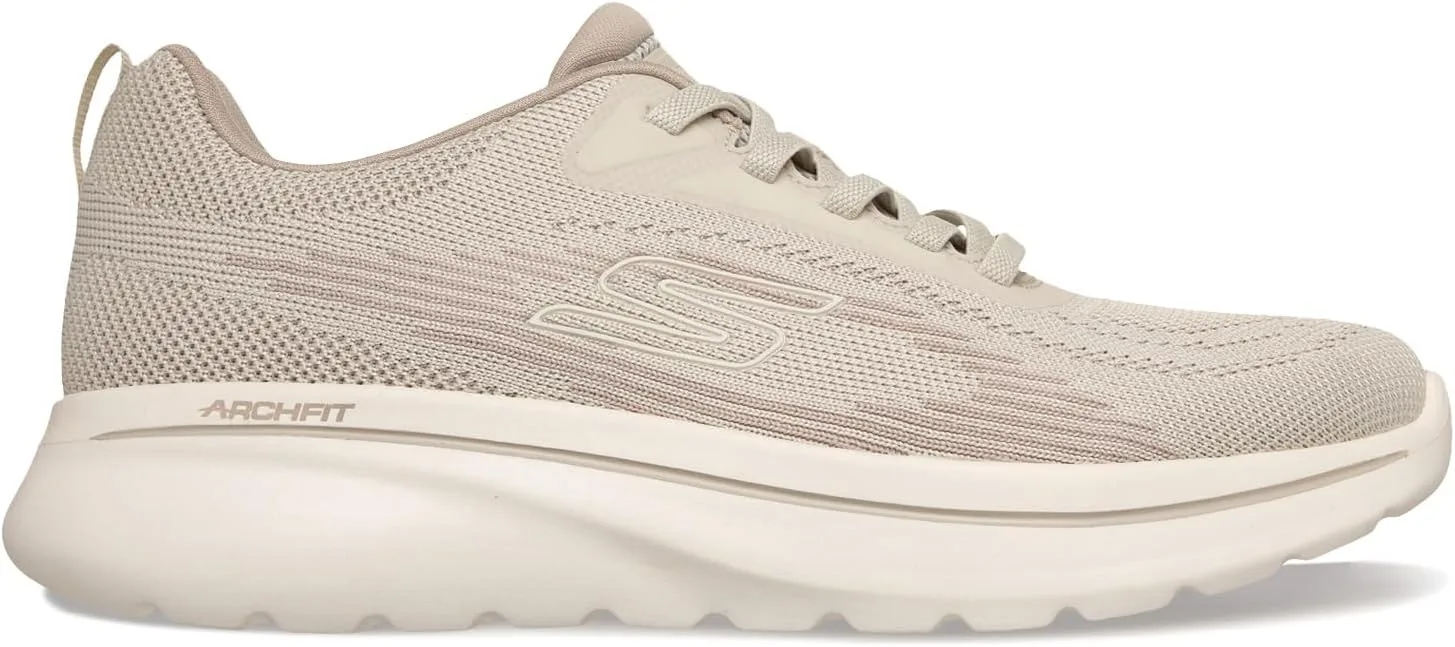 Мужские кроссовки Skechers Go Walk Arch Fit N-Joy Nate, коричневый — фото 2
