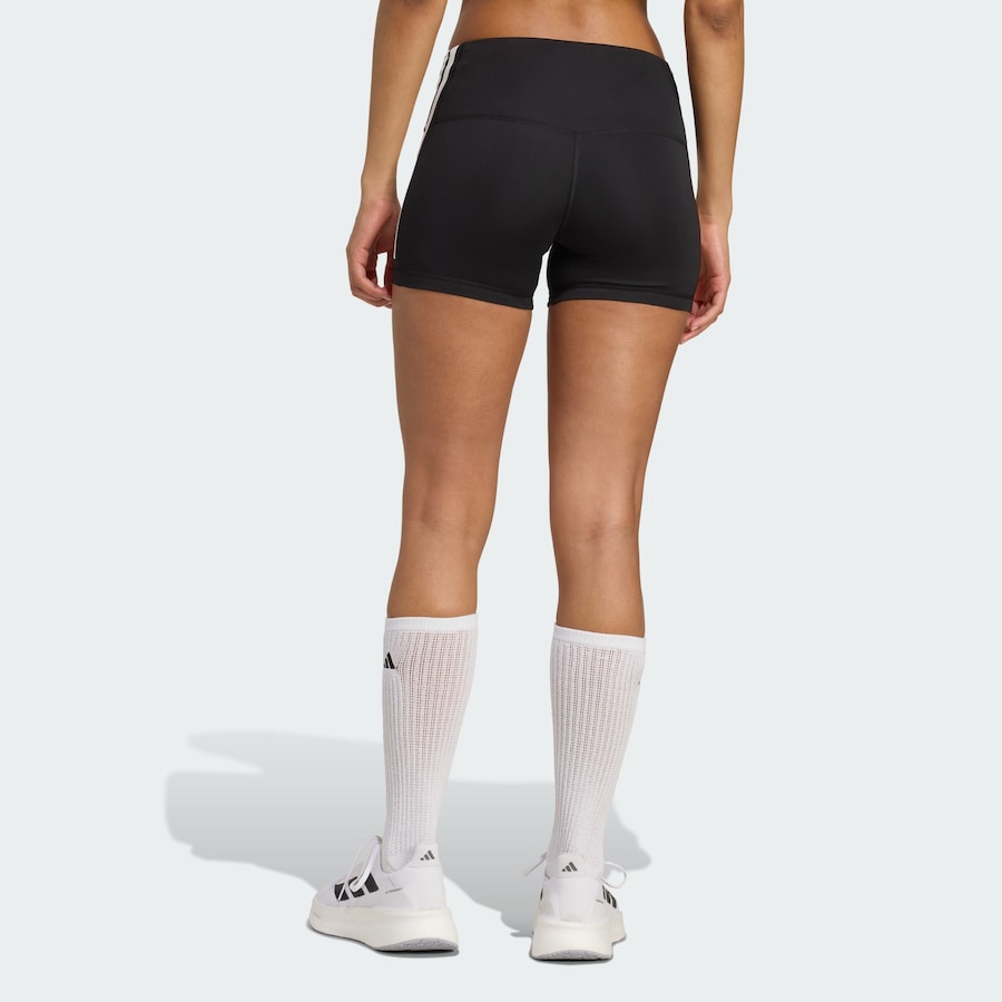 Узкие спортивные брюки ADIDAS PERFORMANCE 3-Stripes Volleyball, черный — фото 3