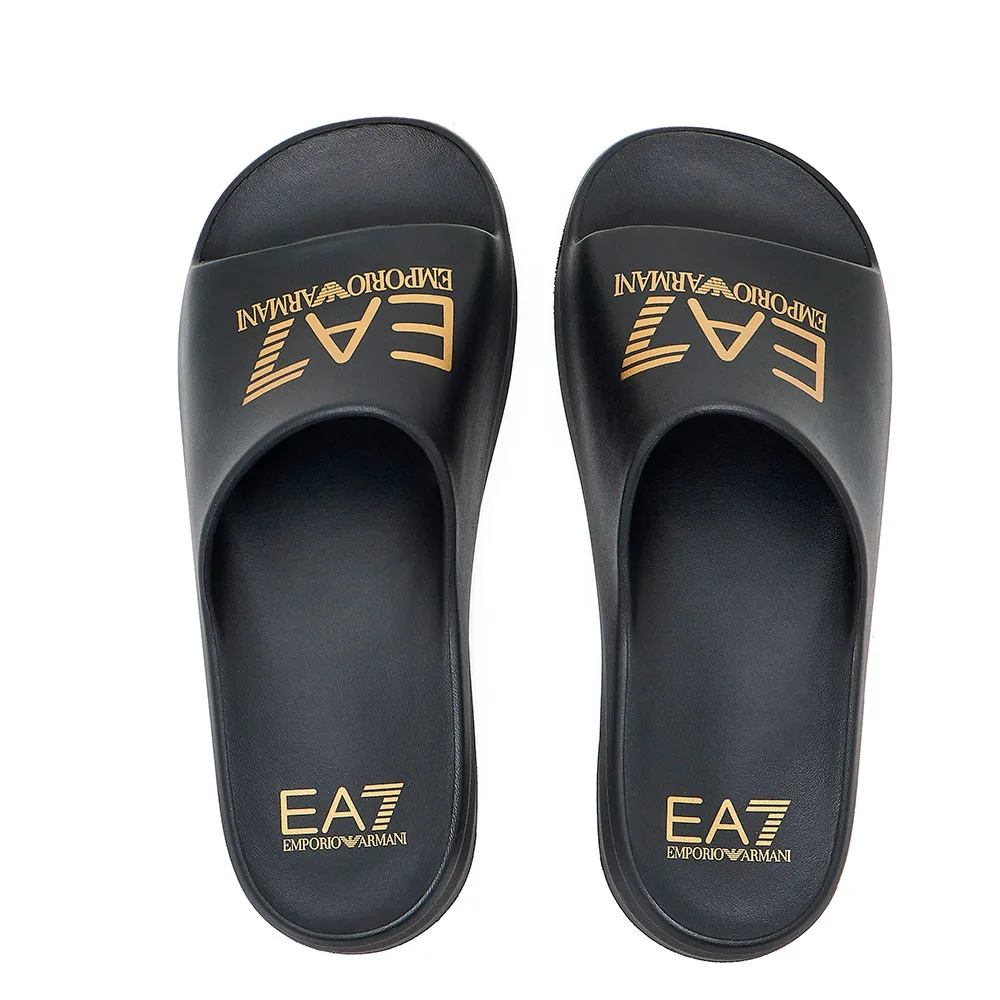 EA7 EMPORIO ARMANI Water Sports Crusher Distance slides, черный — фото 4