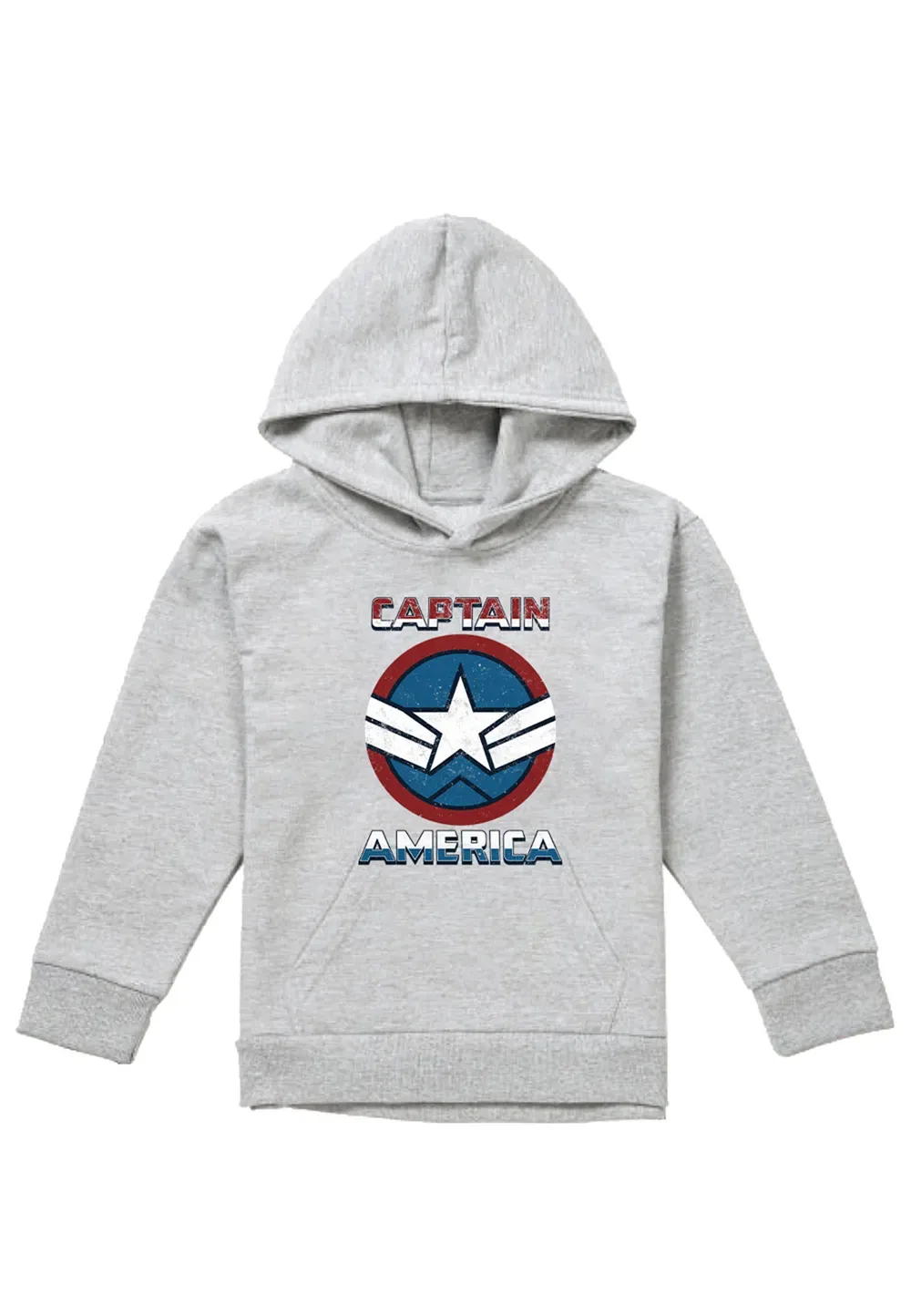 Худи для детей Captain America Marvel, серый — фото 4