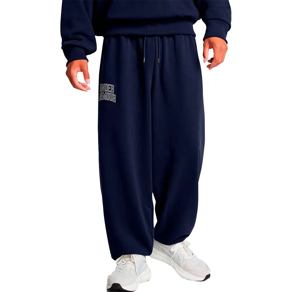 

Джоггеры Under Armour Icon HWT Terry Oversized, синий