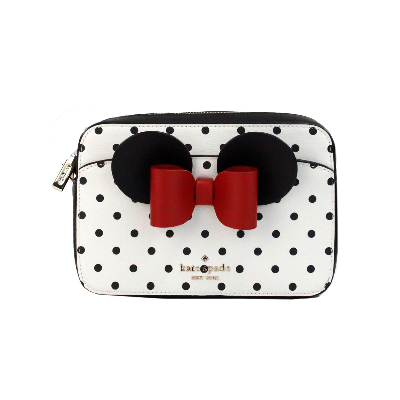 

Женская сумка через плечо с камерой из ПВХ Kate Spade Disney Minnie Mouse в горошек, цвет multi