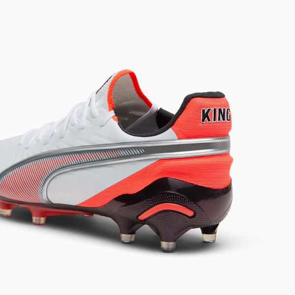 Женские футбольные бутсы для игры на твердом/искусственном грунте King Ultimate Puma, белый — фото 3