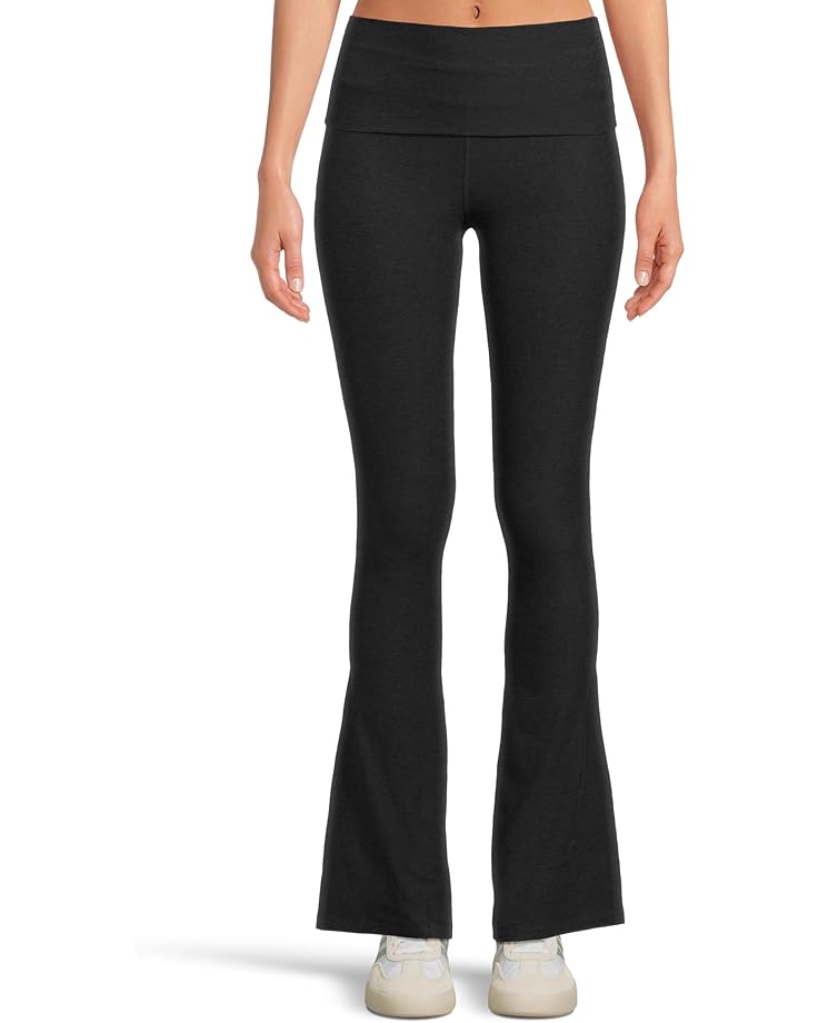 

Брюки Beyond Yoga Spacedye Foldover Pants, цвет Darkest Night
