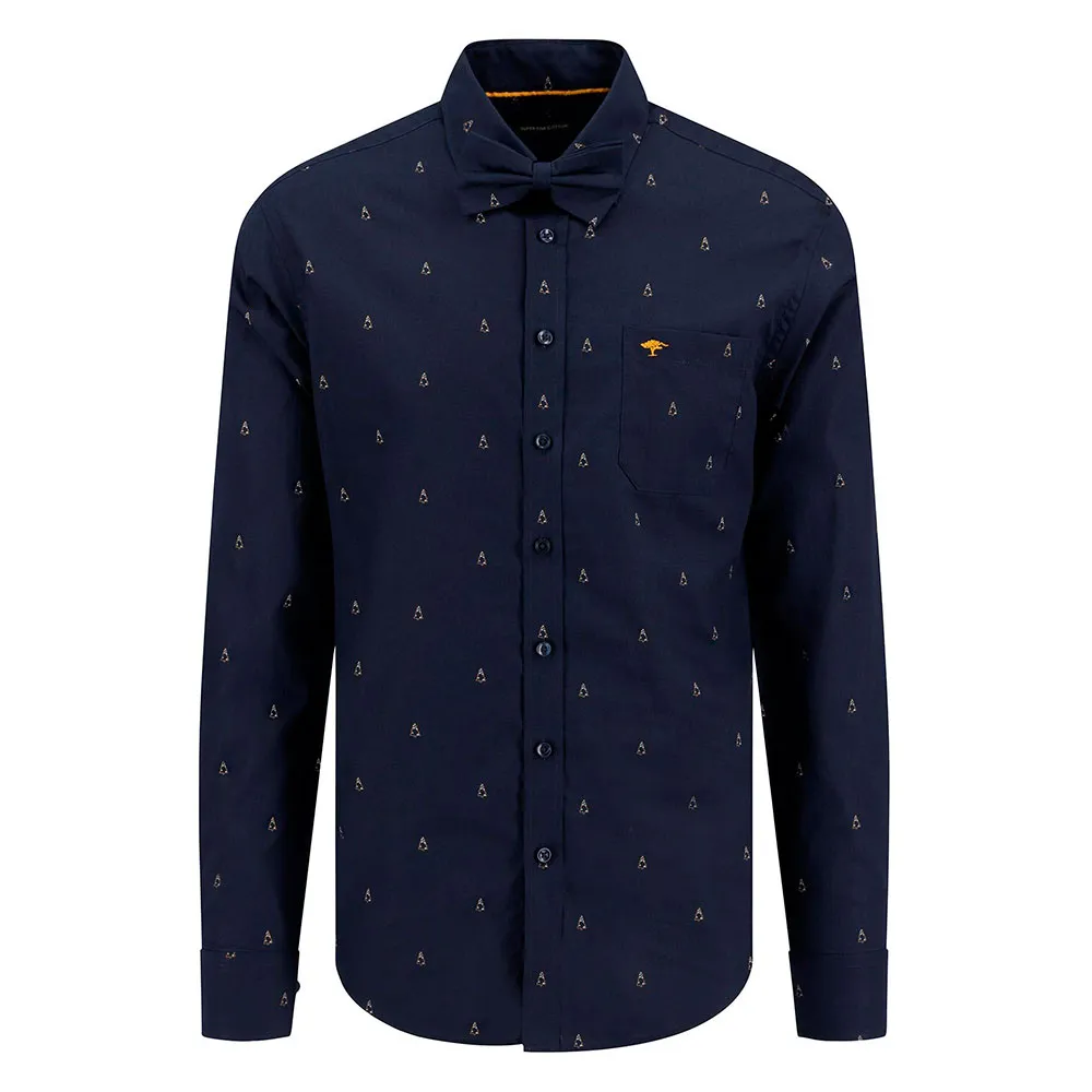 

Рубашка Fynch Hatton Christmas Button Down, синий