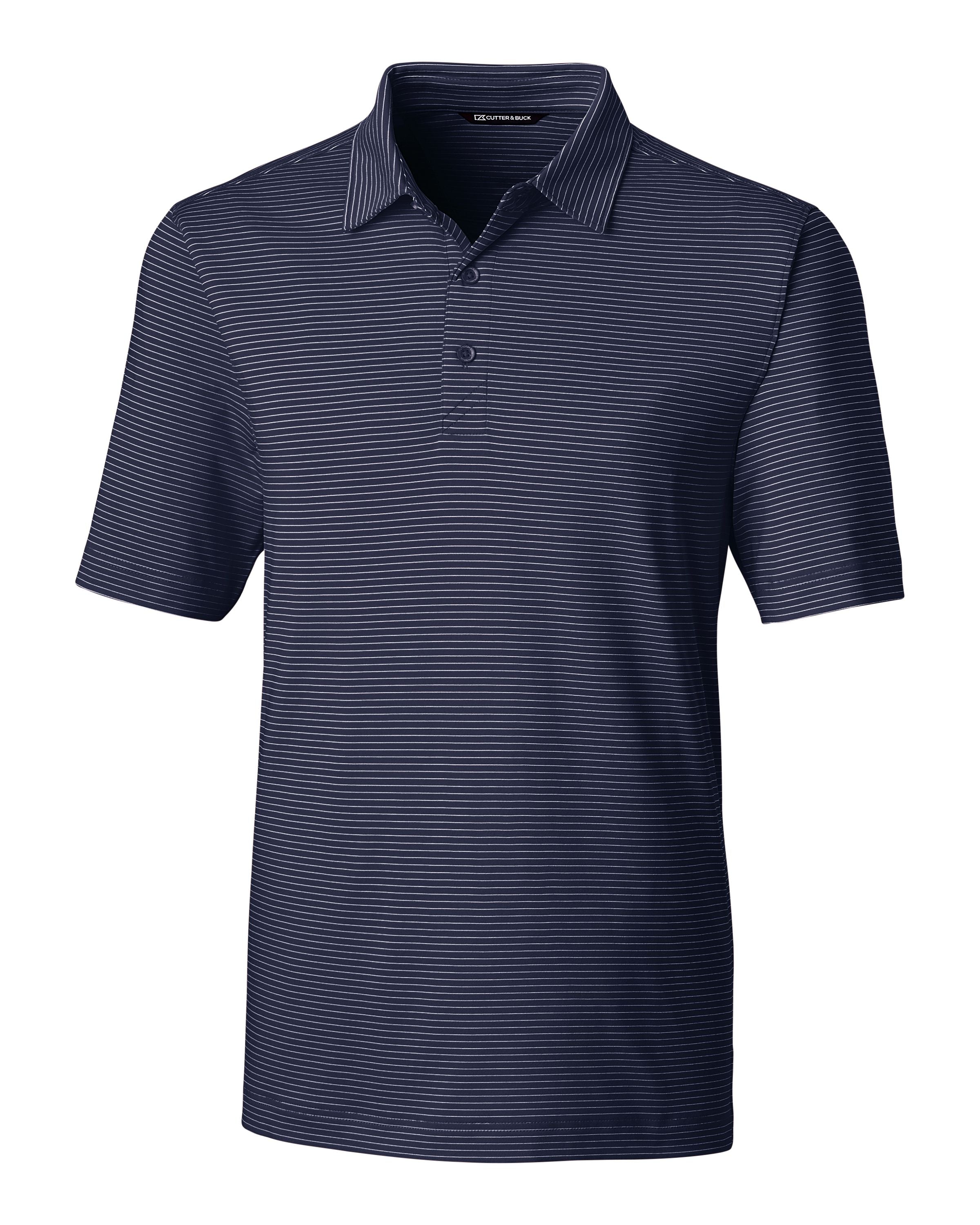 

Рубашка поло Cutter & Buck Forge Pencil Stripe Stretch для мужчин больших и высоких размеров, цвет liberty navy