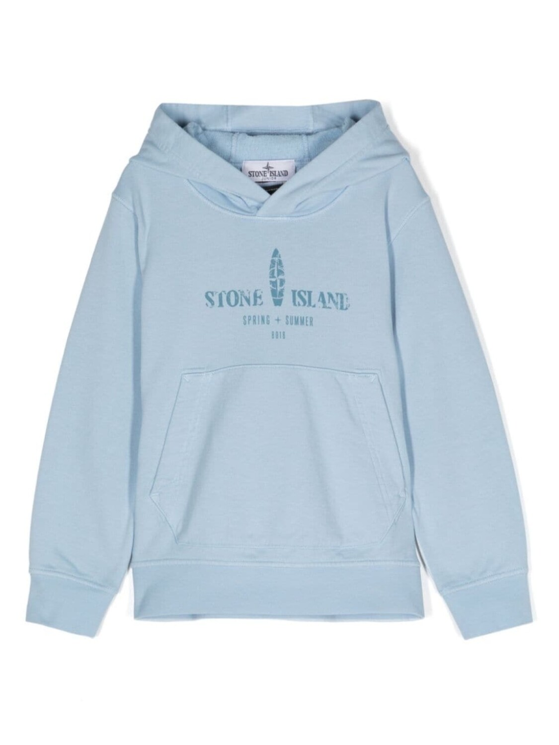 

Stone Island Junior худи с логотипом, синий