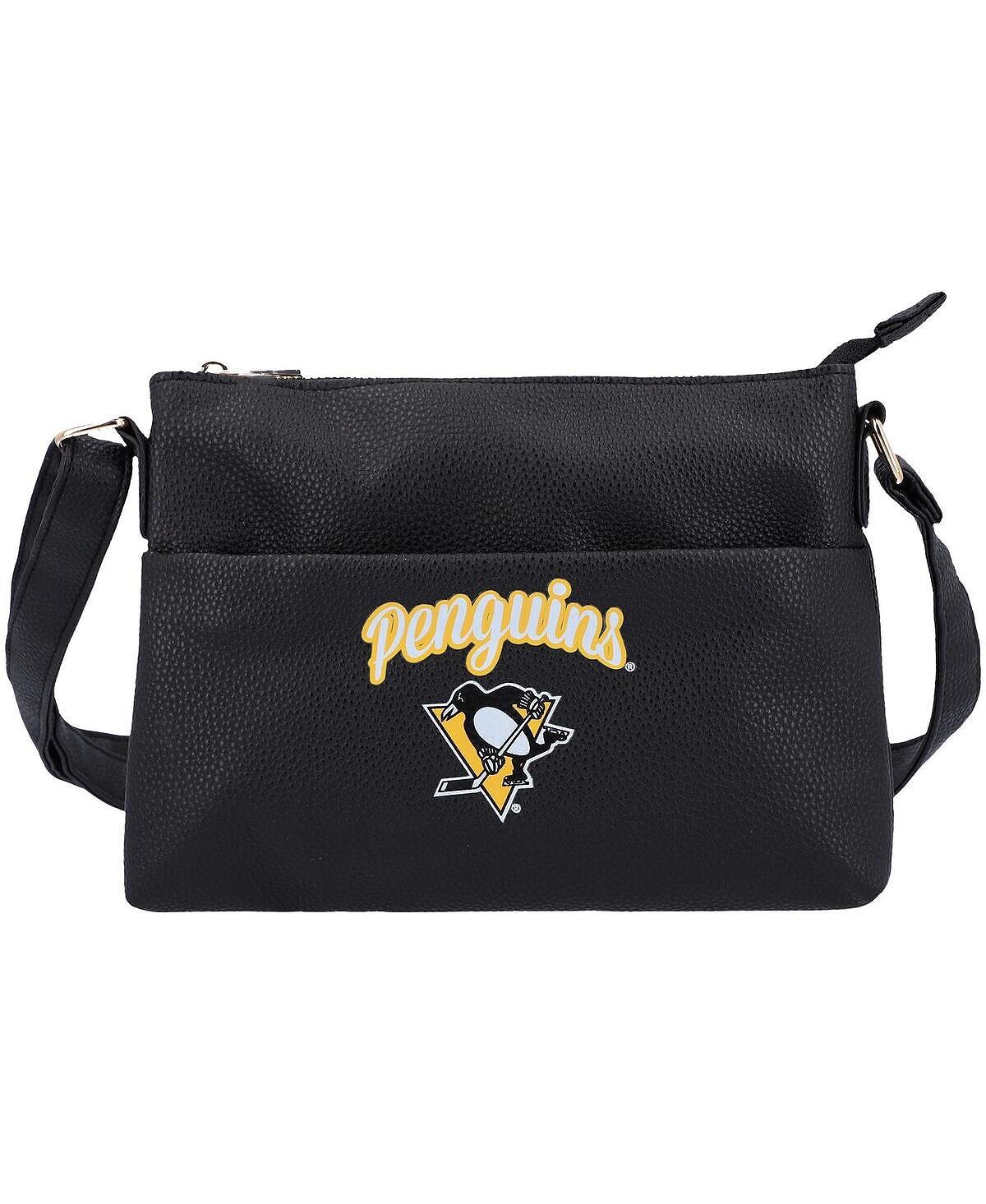 

Женская сумка через плечо с логотипом Pittsburgh Penguins FOCO, черный